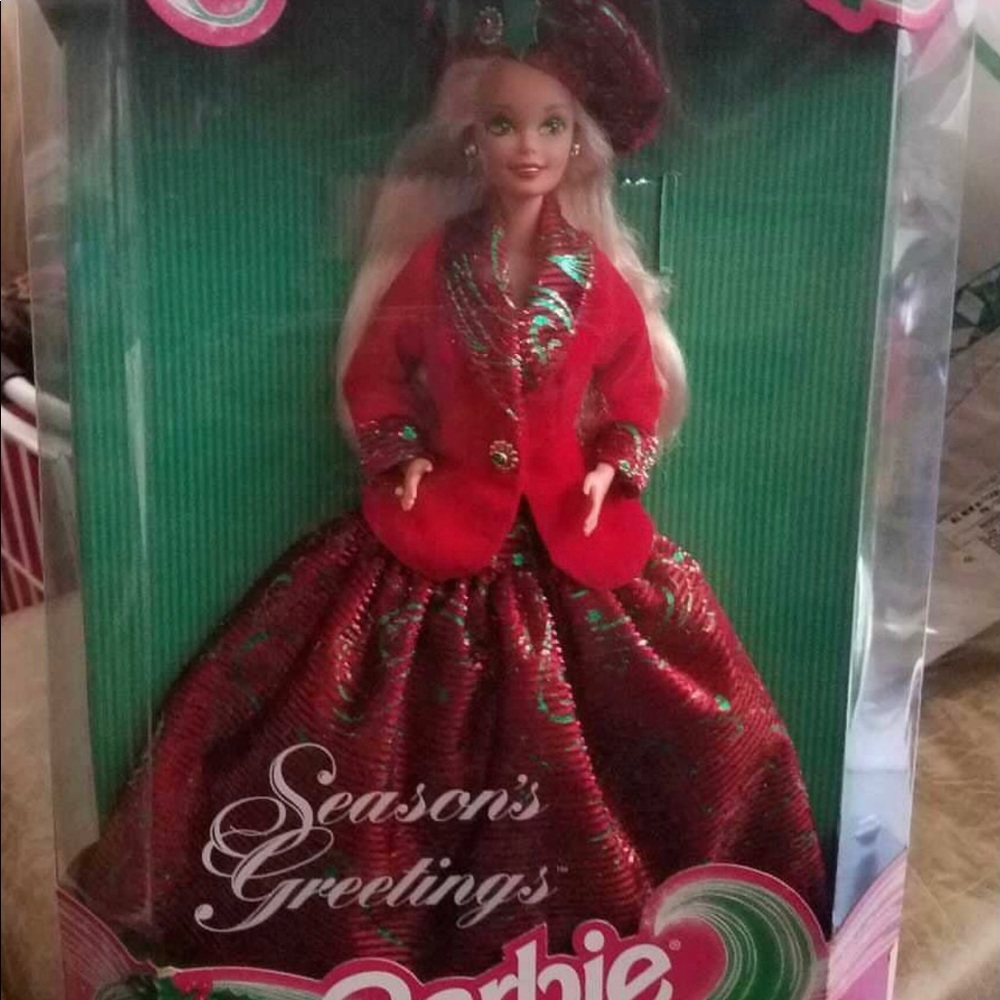 🆕Seasons Greetings Barbie Vintage 1994